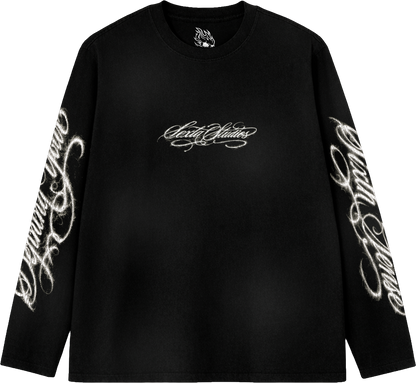 HOLY CROWN BLACK LONGSLEEVE