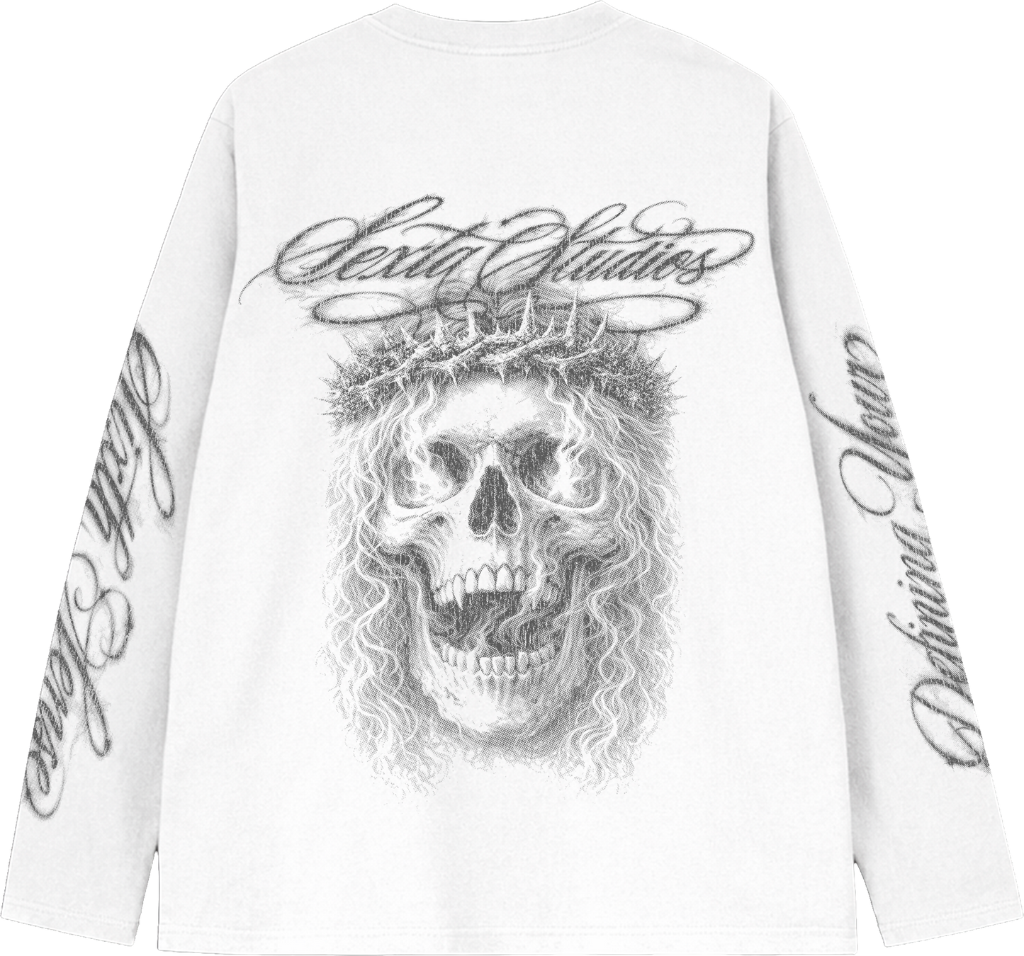 HOLY CROWN WHITE LONGSLEEVE