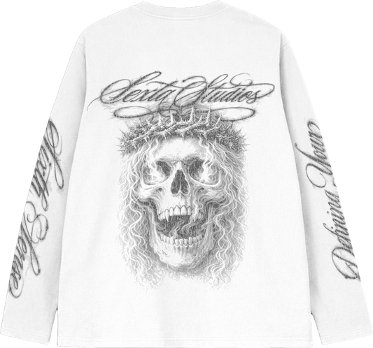 HOLY CROWN WHITE LONGSLEEVE