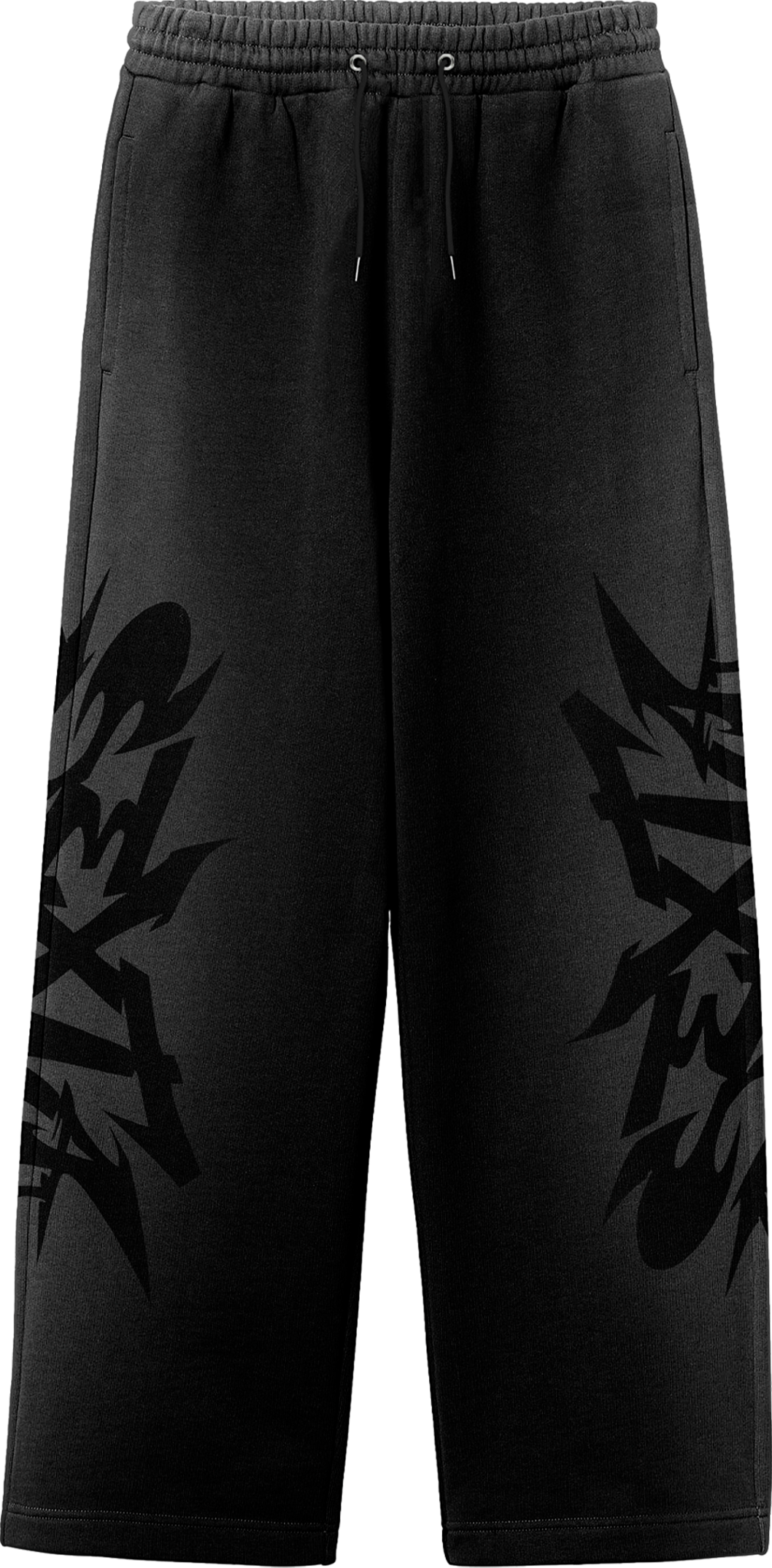 SEXTA AIRBRUSH BLACK SWEATS