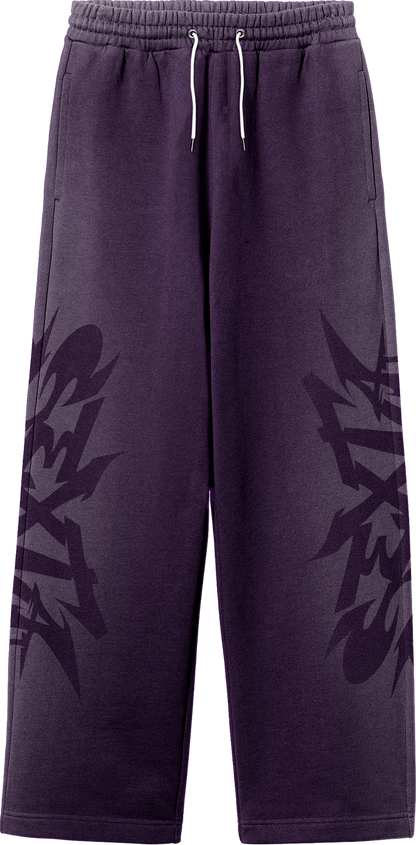 SEXTA AIRBRUSH PURPLE SWEATS