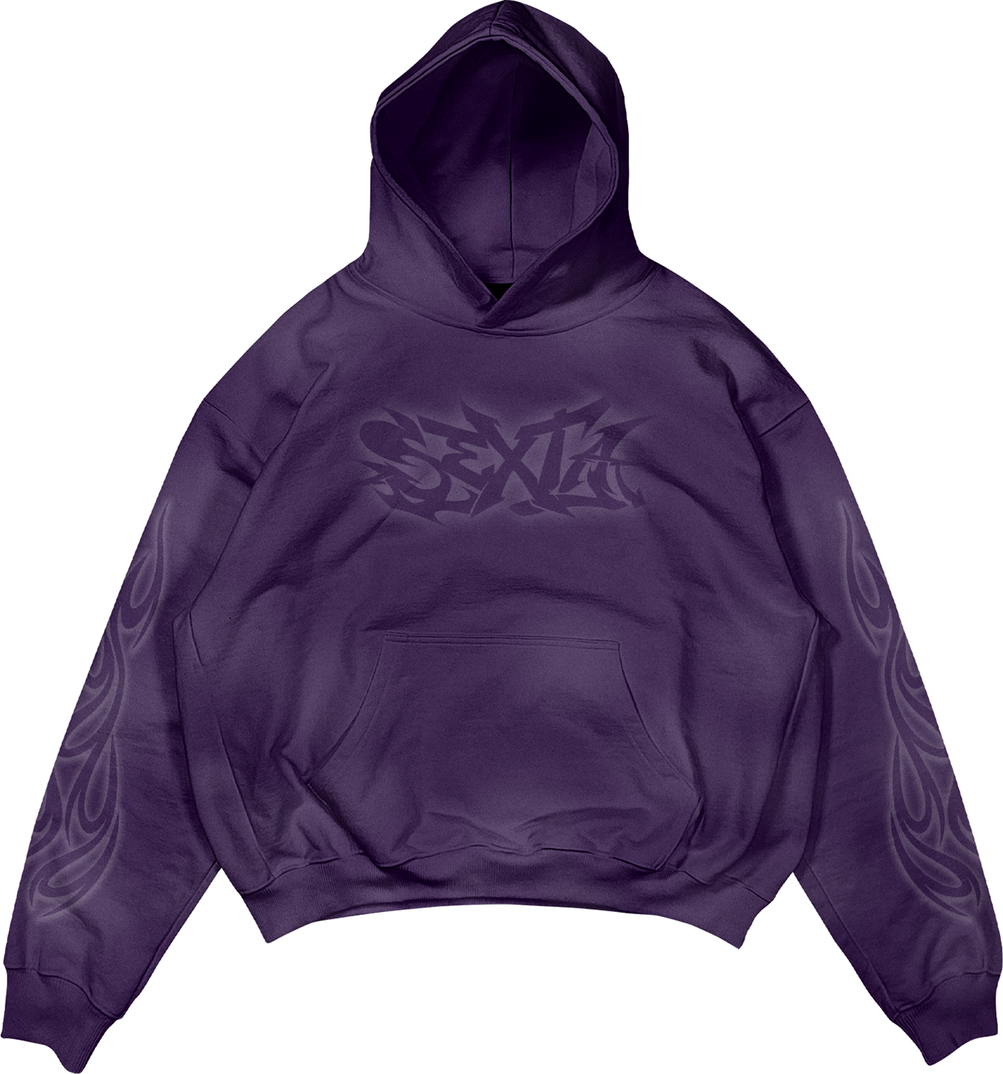 SEXTA AIRBRUSH PURPLE HOODIE