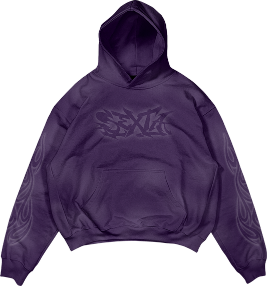 SEXTA AIRBRUSH PURPLE HOODIE