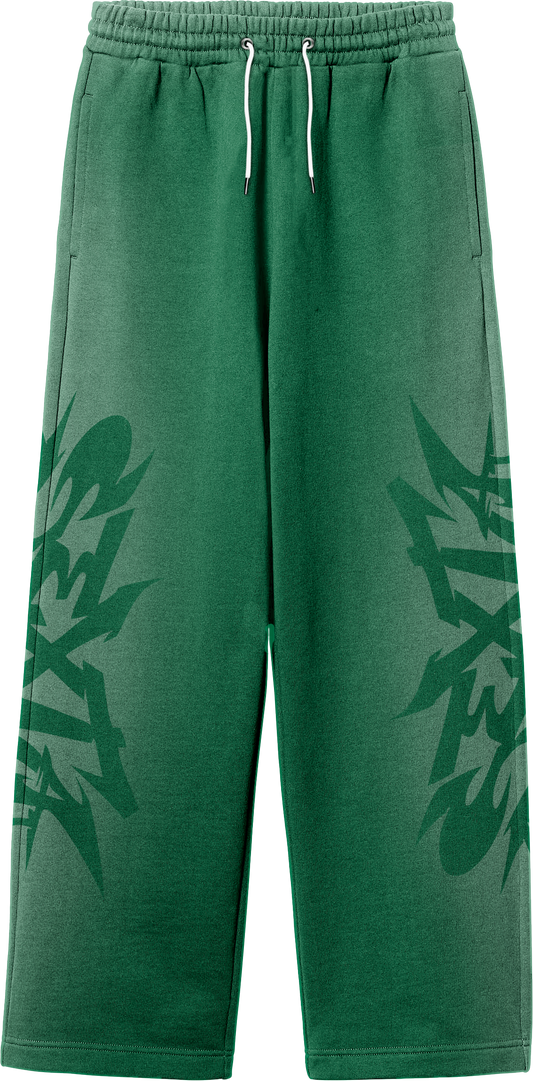 SEXTA AIRBRUSH GREEN SWEATS