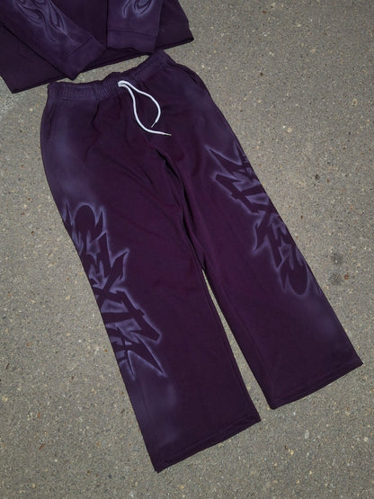 SEXTA AIRBRUSH PURPLE SWEATS