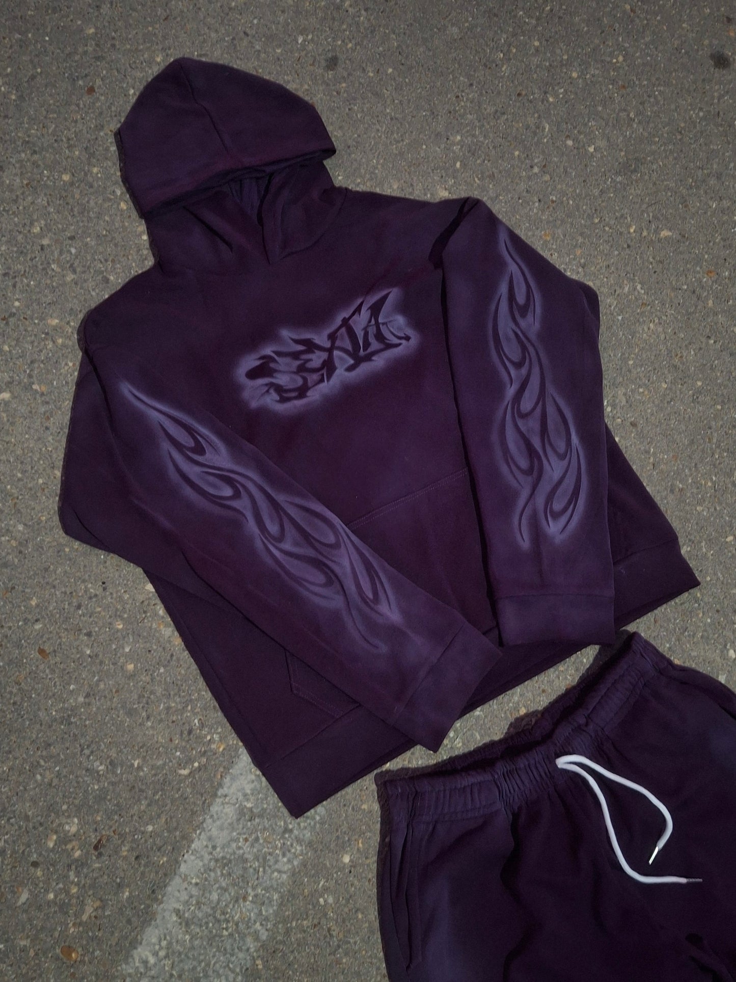 SEXTA AIRBRUSH PURPLE HOODIE