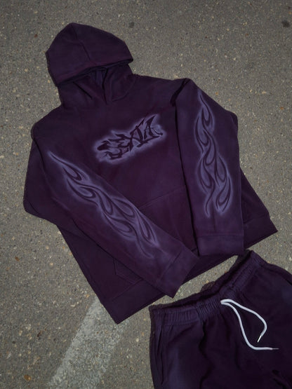 SEXTA AIRBRUSH PURPLE HOODIE